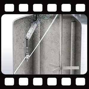 全自（zì）動反（fǎn）應（yīng）釜清洗-自動化高壓水反應釜清洗作業視頻演示（shì）