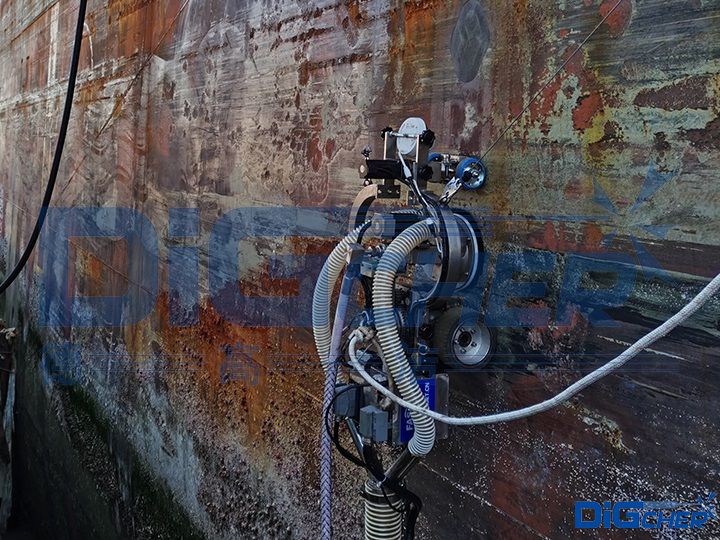 船舶外（wài）板除鏽（xiù）機器人