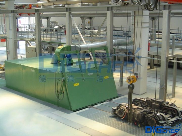 德（dé）高潔（jié）鐵路車輛轉向架軸箱自動清洗線