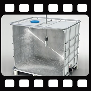 IBC噸桶高壓水（shuǐ）自動清洗線視頻演示