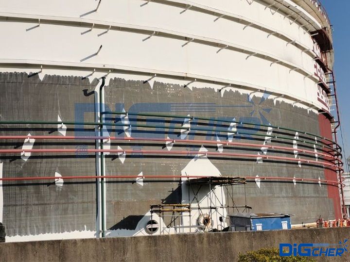 儲罐（guàn）除鏽（xiù）效果