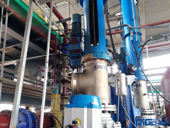 化（huà）工廠反應釜高壓水清洗執行機構