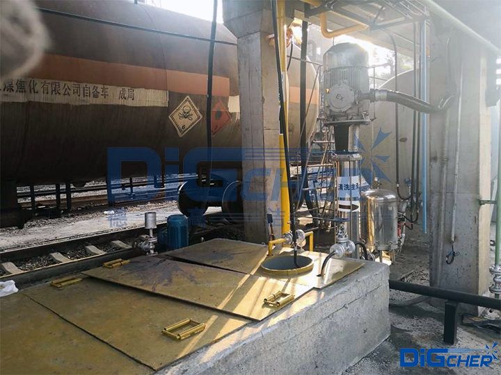 鐵路油罐車自動化清洗係統泵站