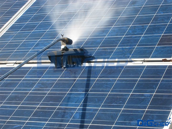 光伏（fú）發電站高壓水射流清洗工藝（yì）