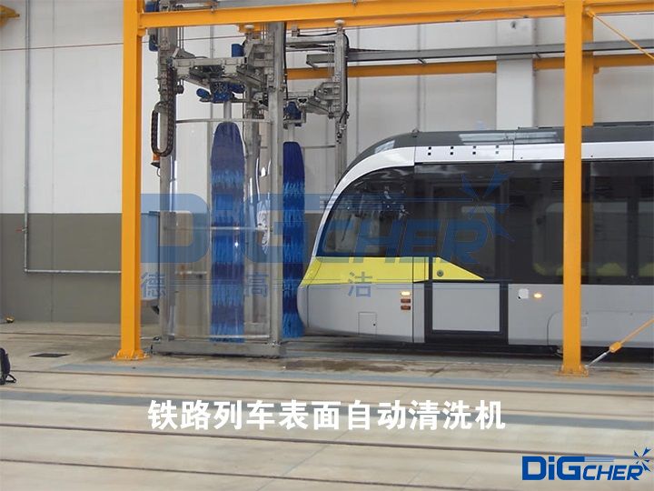 鐵路列車表麵自動清洗機