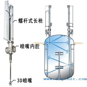 全自動不鏽鋼反（fǎn）應釜（fǔ）清洗係統-不鏽鋼反應釜清（qīng）洗設備