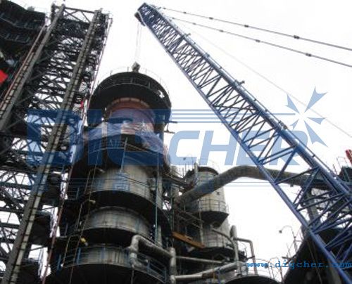 煉油廠催化裂化裝置沉降器至分餾塔之間的油汽管（guǎn）線