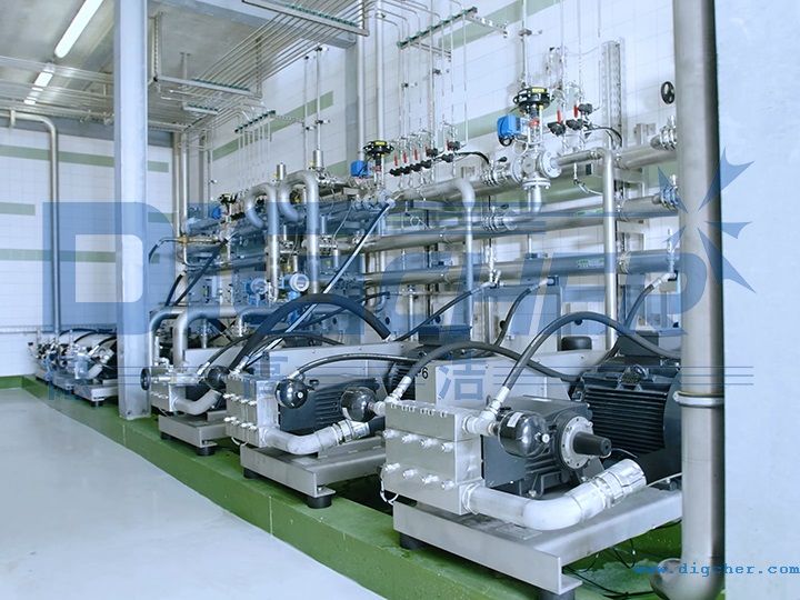 高壓水自動化罐車清洗係統高壓泵站