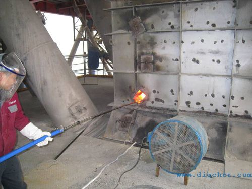 水泥廠回轉（zhuǎn）窯預（yù）熱係統清洗（xǐ）