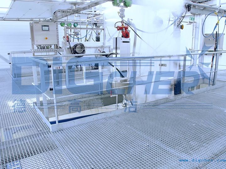 高壓水自動化罐車清洗係統（tǒng）作業平台