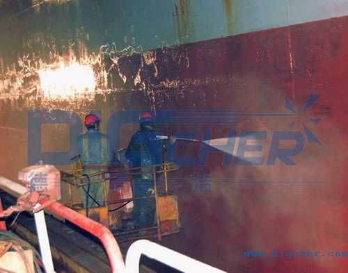 船體（tǐ）高壓水射流清洗